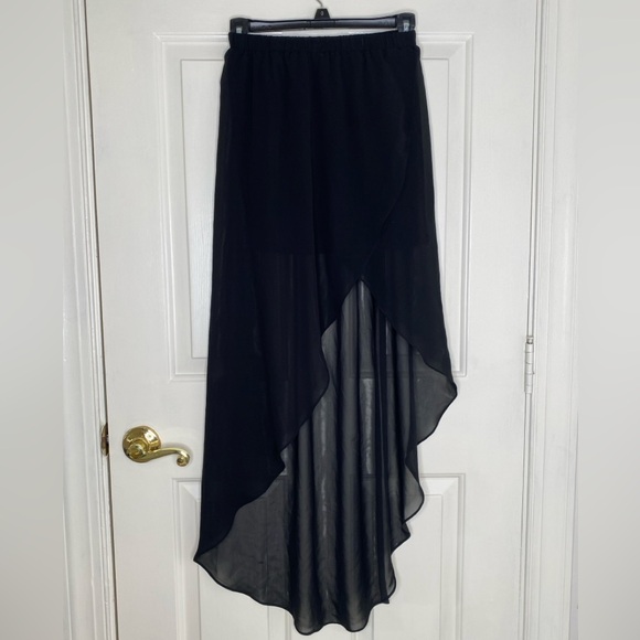 Divided H&M long Black skirt size 2 - Picture 1 of 7